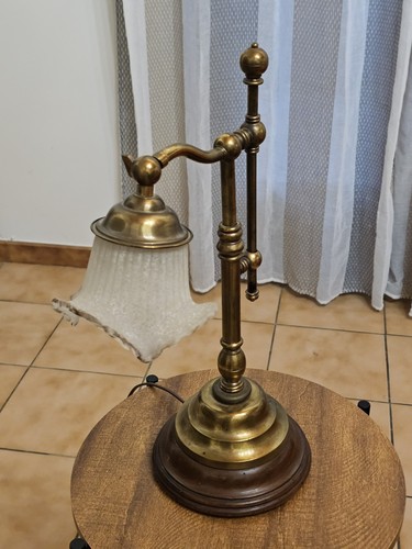 Lampe vintage en laiton - 💡,