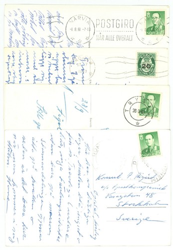 Postcard aa936 norway 60s yrs - norway,