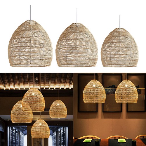 Bambou pendentif lampe - bambou,