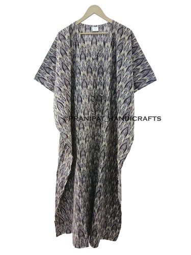 Robe caftan imprimée