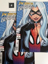 JACKPOT & BLACK CAT #2 Arthur Adams 1:25 Variant Comic Lot 2 ?‍⬛