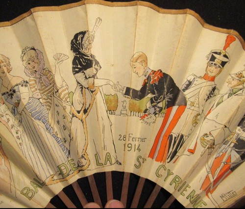 Rare ancien eventail - rare, bal