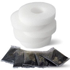 5 X COMPATIBLE AVEC LE KIT DE REMPLACEMENT DU FILTRE BiORB REFILL BIUBE LIFE