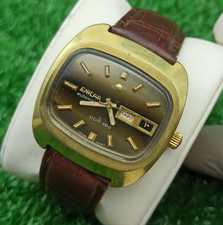 HYPER-RARE ENICAR SQUARED DDA 360 TV WATCH AUTOMATIC SWISS 1960s