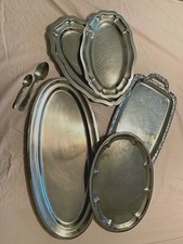 Lot de 5 plateaux de service