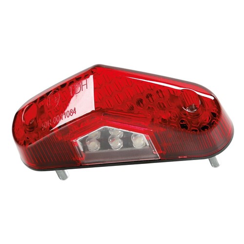 Universel moto rouge led phare - moto,