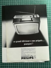 1102 Advertising circa 1960 Philips Compact 48cm TV