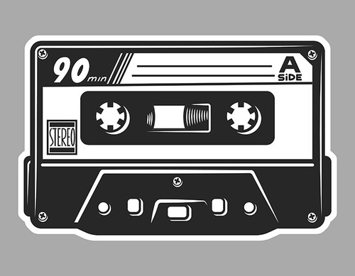 Cassette audio mini magneto - cassette,