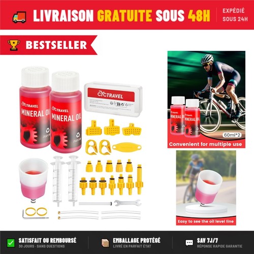 Kit purge freins hydrauliques