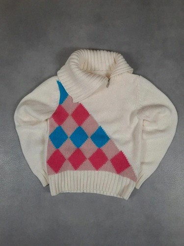 Pull maille vintage laine - pull,
