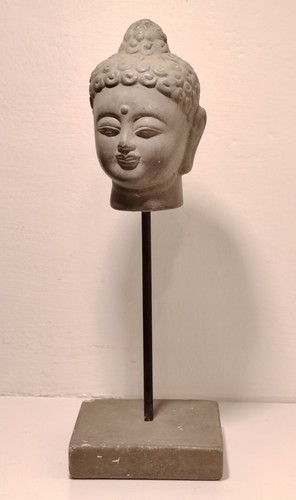 Tête bouddha, plâtre