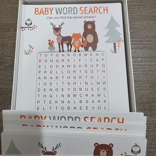 Baby shower games set - baby,