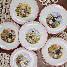 Lot de 6 assiettes à fromage