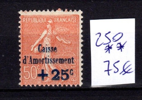 France neuf 250 caisse - **,