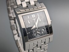 LONGINES Dolce Vita L5.668.4 Silver Chronograph Date Quartz Men's Watch Vintage