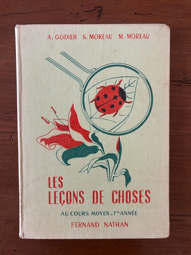 Livre scolaire ancien - -, les