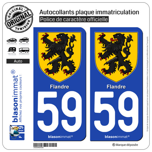 Stickers autocollant plaque - 2,