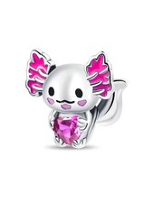 Mexican Axolotl Charm For European Bracelets S925 Sterling Silver