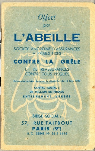 Abeille carnet - -,