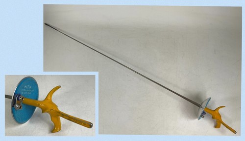 Blue gauntlet fencing foil - gauntlet,