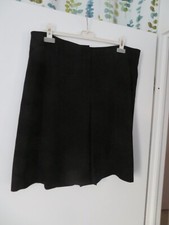 JUPE NOIR avec ceinture. Marque 1.2.3-Taille 46-100% polyester