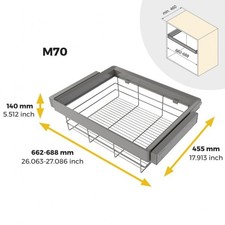 Kit panier en fils d'acier +