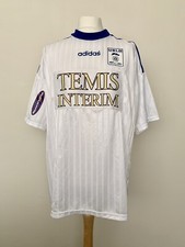 USDL Union Sportive Littoral Dunkerque 90s #13 match worn Adidas France shirt