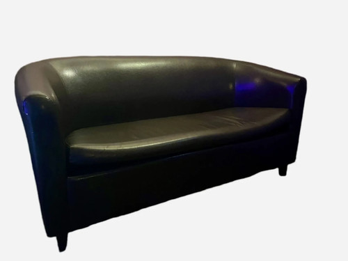 Canape cuir corbeille trois - cuir,