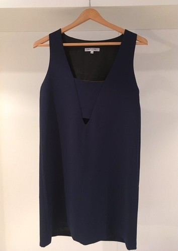 Robe chasuble bleu marine les - robe,