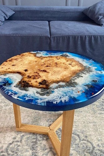 Table résine époxy pour - en,