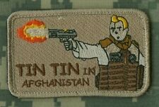 Adventure of Tintin in Afghanistan Britch UK Camp Bastion Helmand vêlkrö PATCH