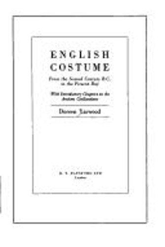 Costume anglais deuxième - costume, du