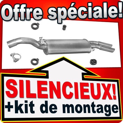 Silencieux arriere pour - arriere,