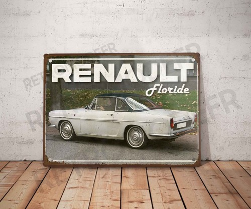 Plaque métal vintage - , renault