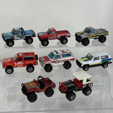 Vtg Matchbox Lot 4x4 Jeep Pick Up Cherokee Blazer Sheriff Big Foot Eagle Macau