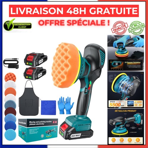 Polisseuse voiture sans - , fil