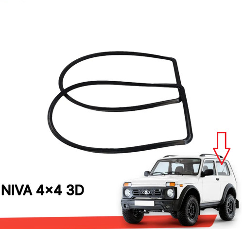 Rear side window seals lada - seals,