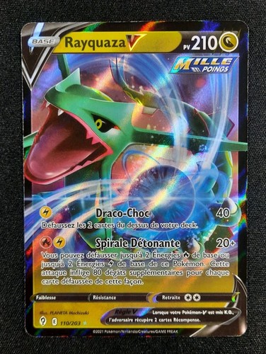 Carte pokémon rayquaza v - carte,