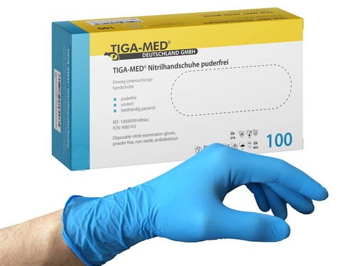 Gants jetables nitrile - gants,