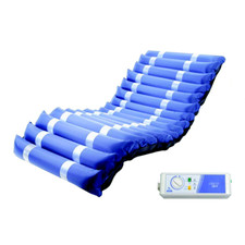 Levitas Kit Matelas Anti-escarres Piuma Up 3 Tpu 3 étages avec compresseur Bleu