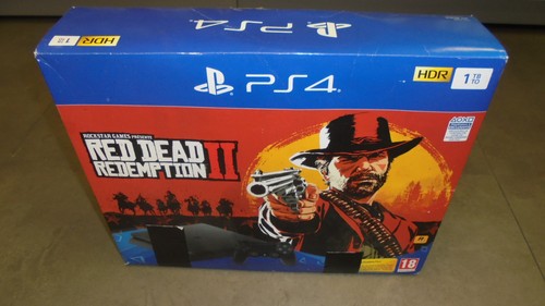 Console ps4 slim red dead - console,