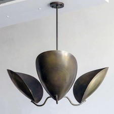 Lustre moderne en laiton du