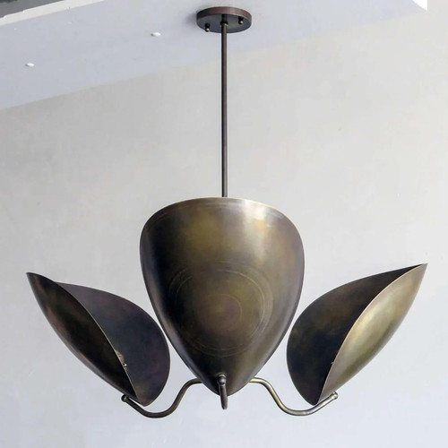 Lustre moderne laiton du - laiton,