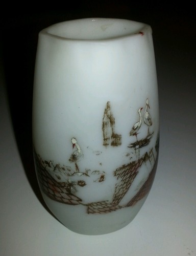 Vase pate verre - vase, de
