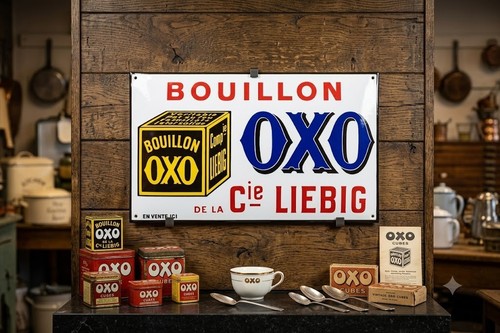 Plaque émaillée oxo - émaillée,