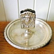 Porte menu ou Porte serviette Wiskemann poinçon argent ou métal argenté