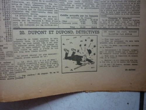 Tintin journal soir num - ,
