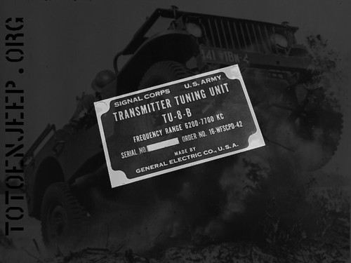 Radio jeep us ww2 - tu-8,