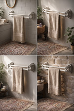 Ancien porte-serviettes mural