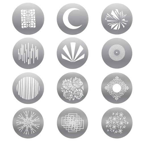 Pack round gobo kit 66mm - round,